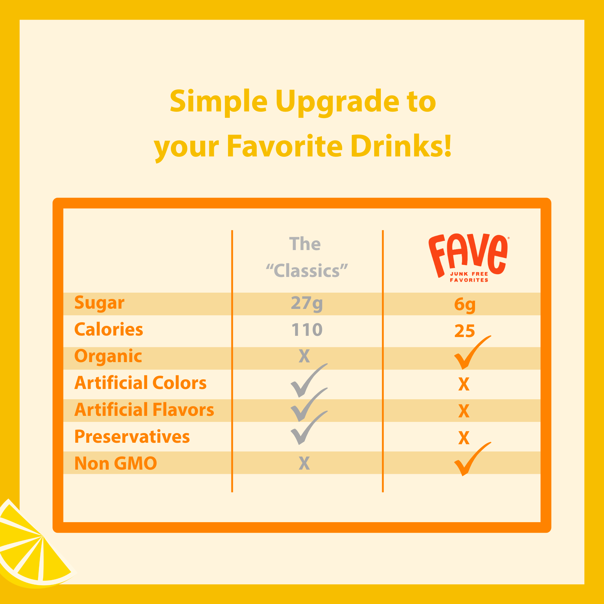 Organic Drink Mix - Lemonade 16ct