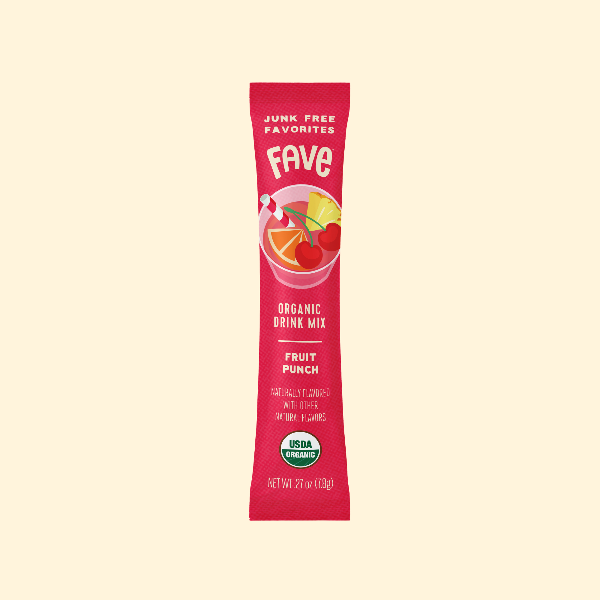 Organic Drink Mix - Fruit Punch 16ct