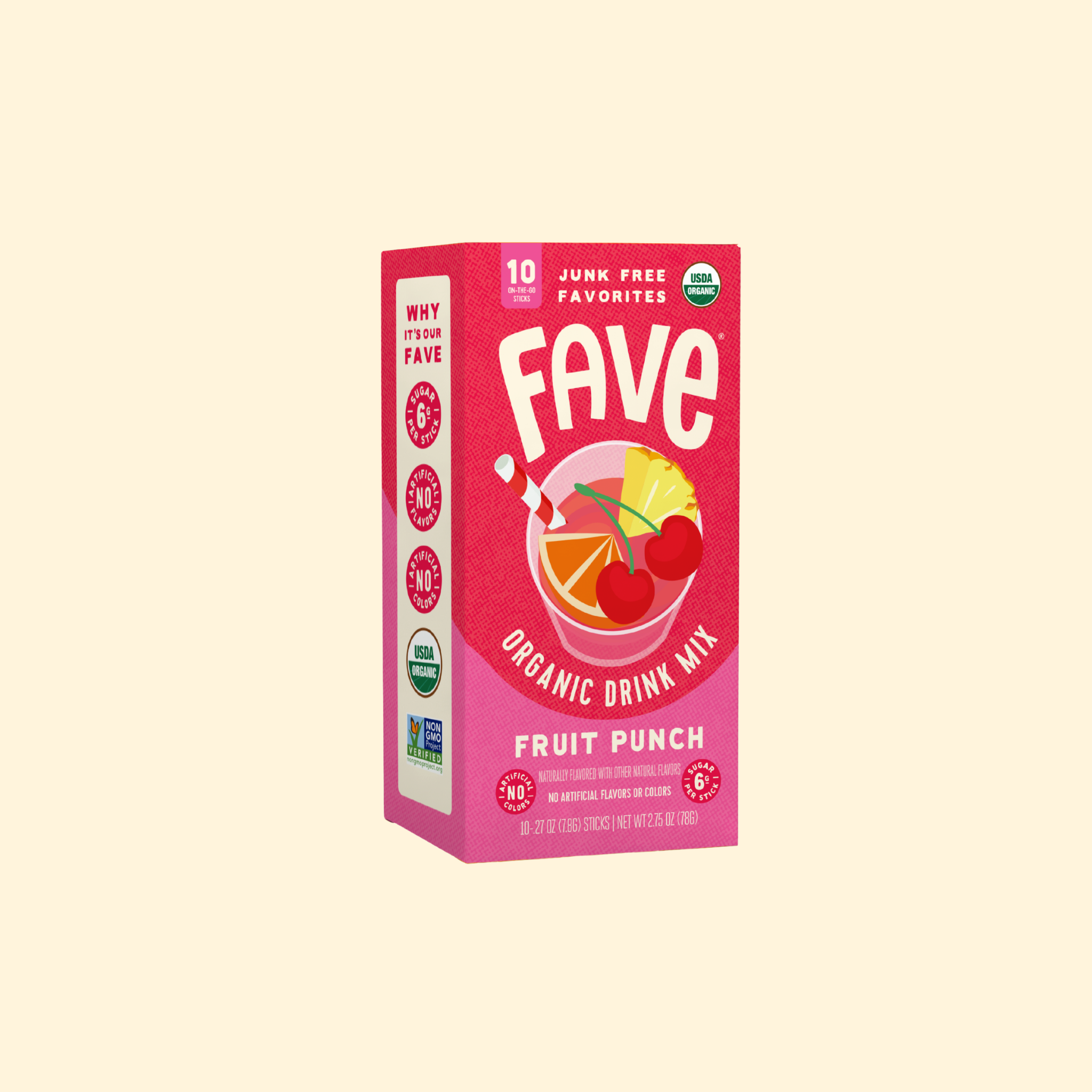 Fruit Punch Organic Drink Mix