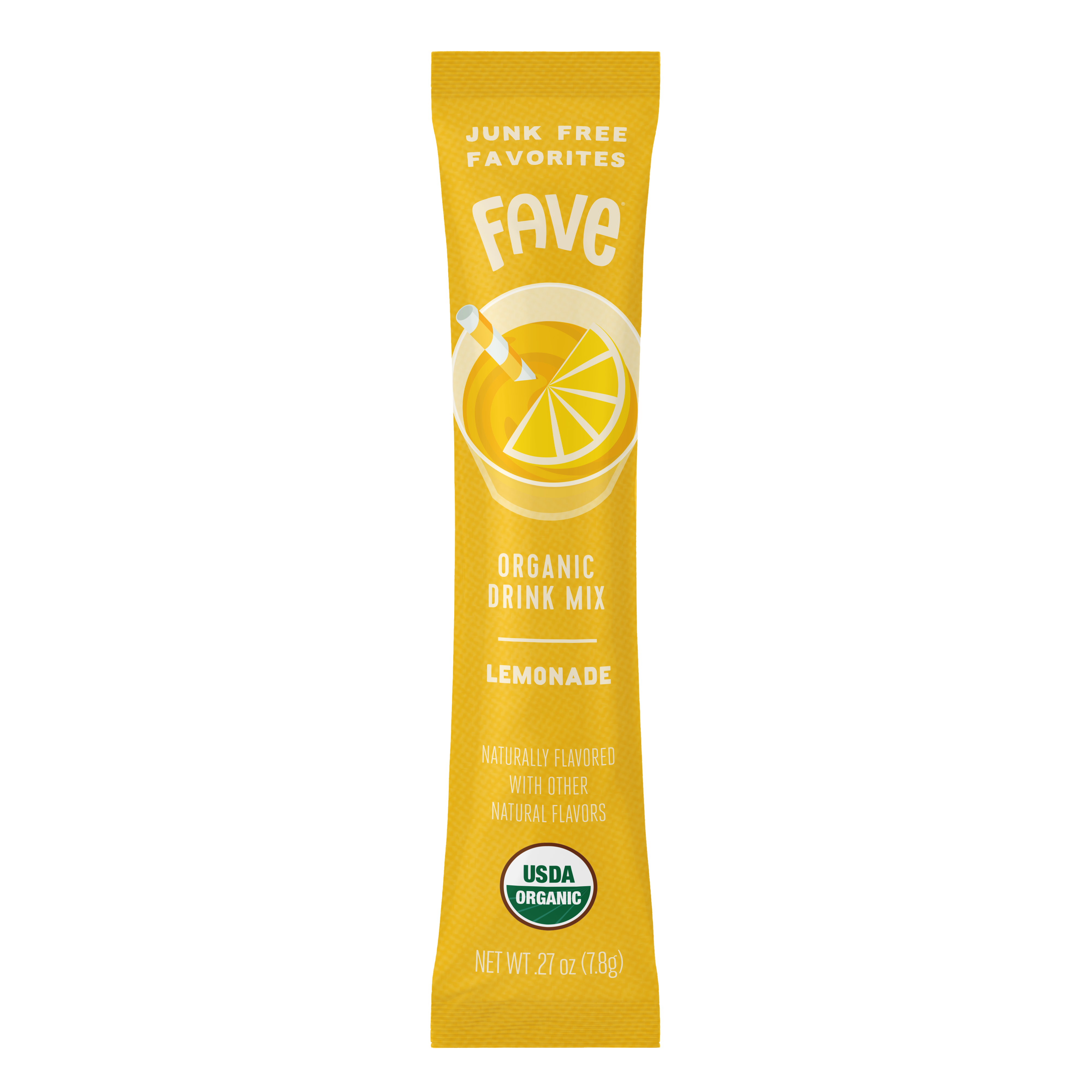Fave Organic Drink Mix Lemonade 10ct