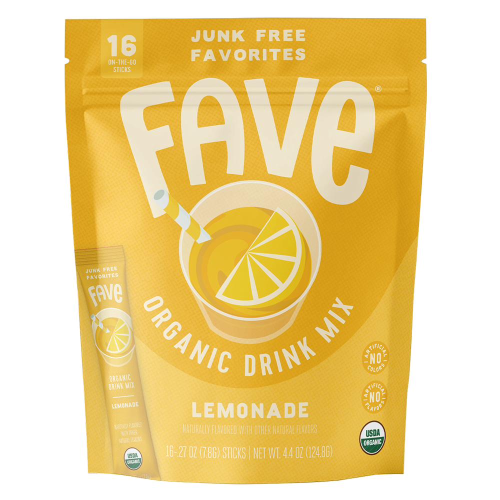 Organic Drink Mix - Lemonade 16ct – Fave Organic Drink Mix - Lemonade 16ct – Fave