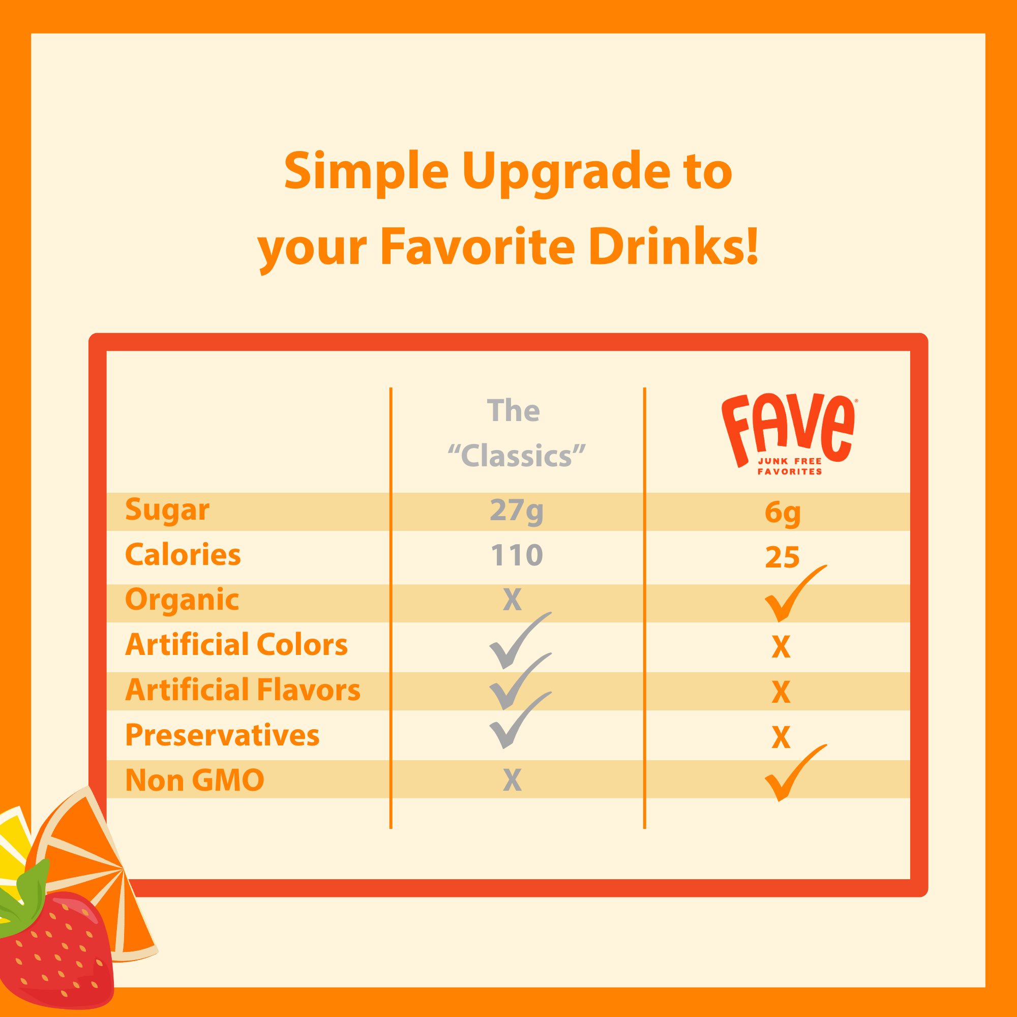 Organic Drink Mix - Variety Pack 16ct