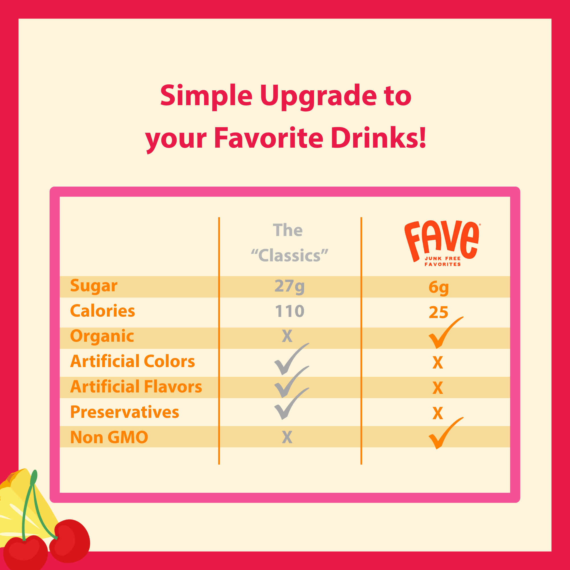 Organic Drink Mix - Fruit Punch 16ct