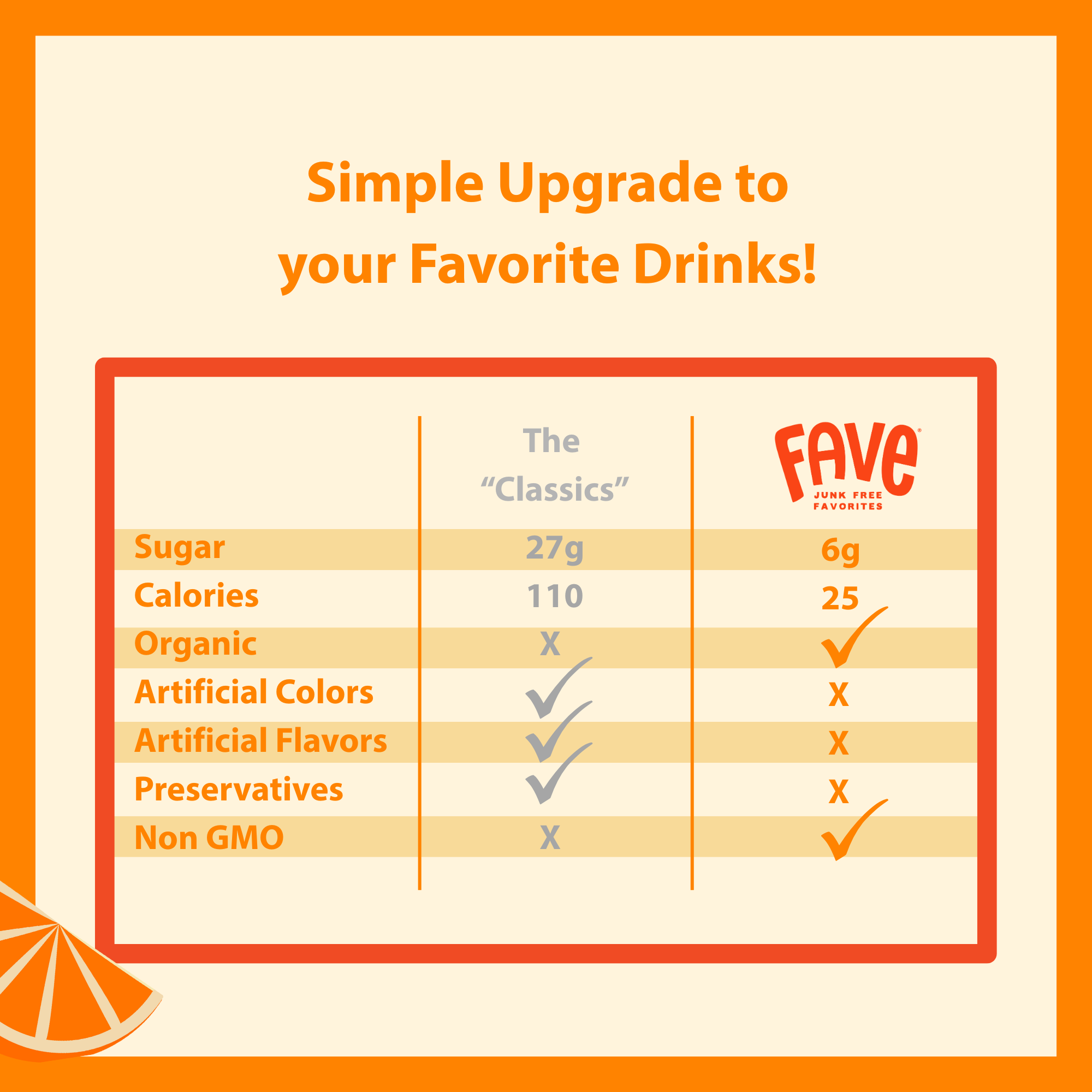 Organic Drink Mix - Tangy Orange 16ct