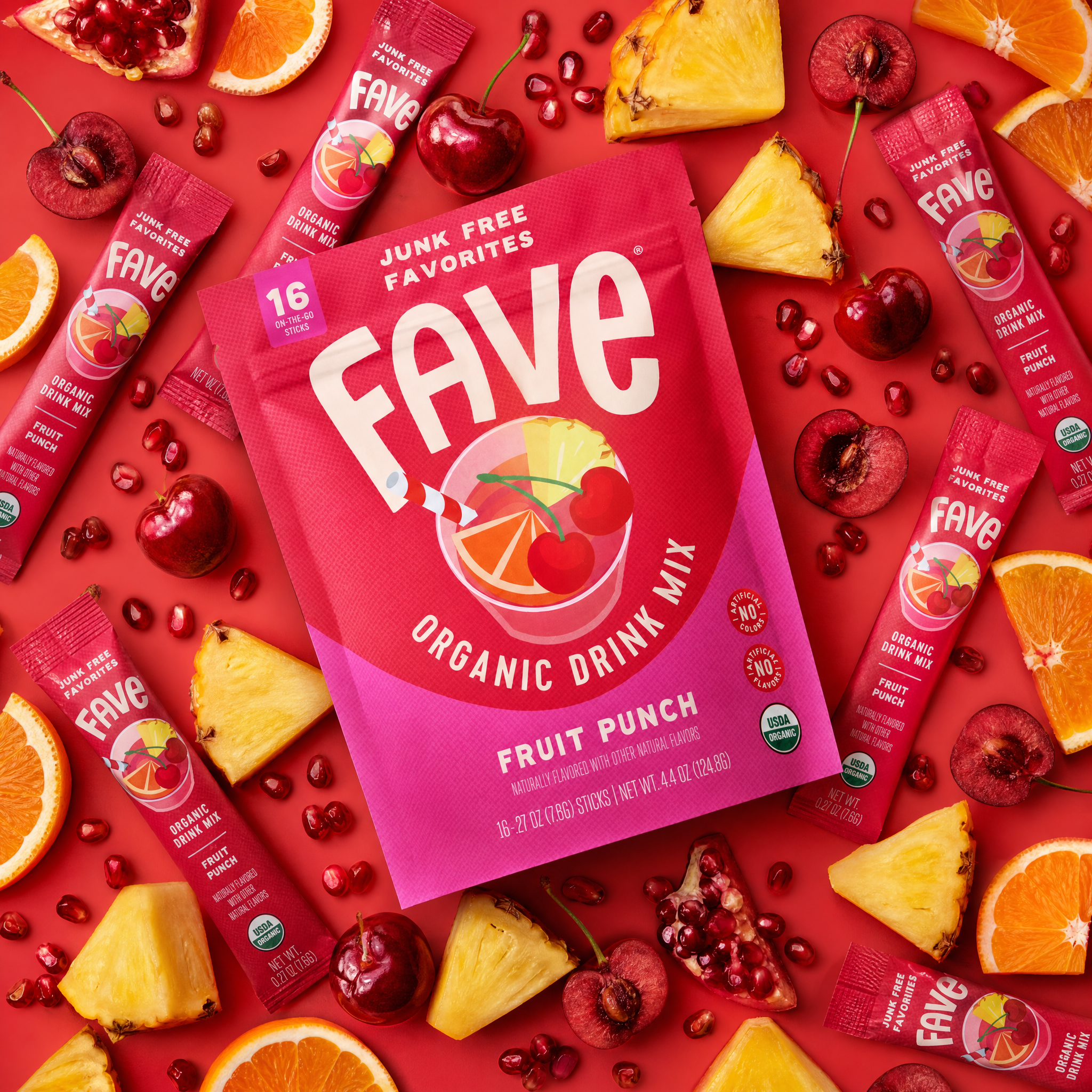 Fruit Punch Organic Drink Mix