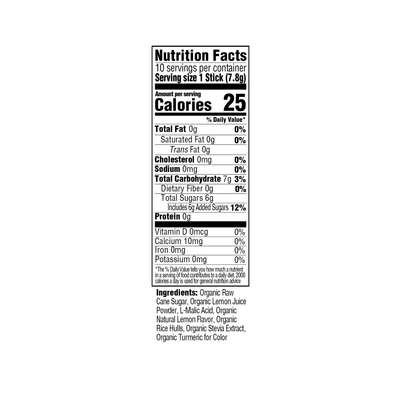 Fave Organic Drink Mix Lemonade 10ct