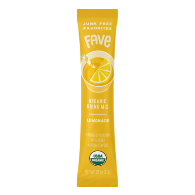 Fave Organic Drink Mix Lemonade 10ct