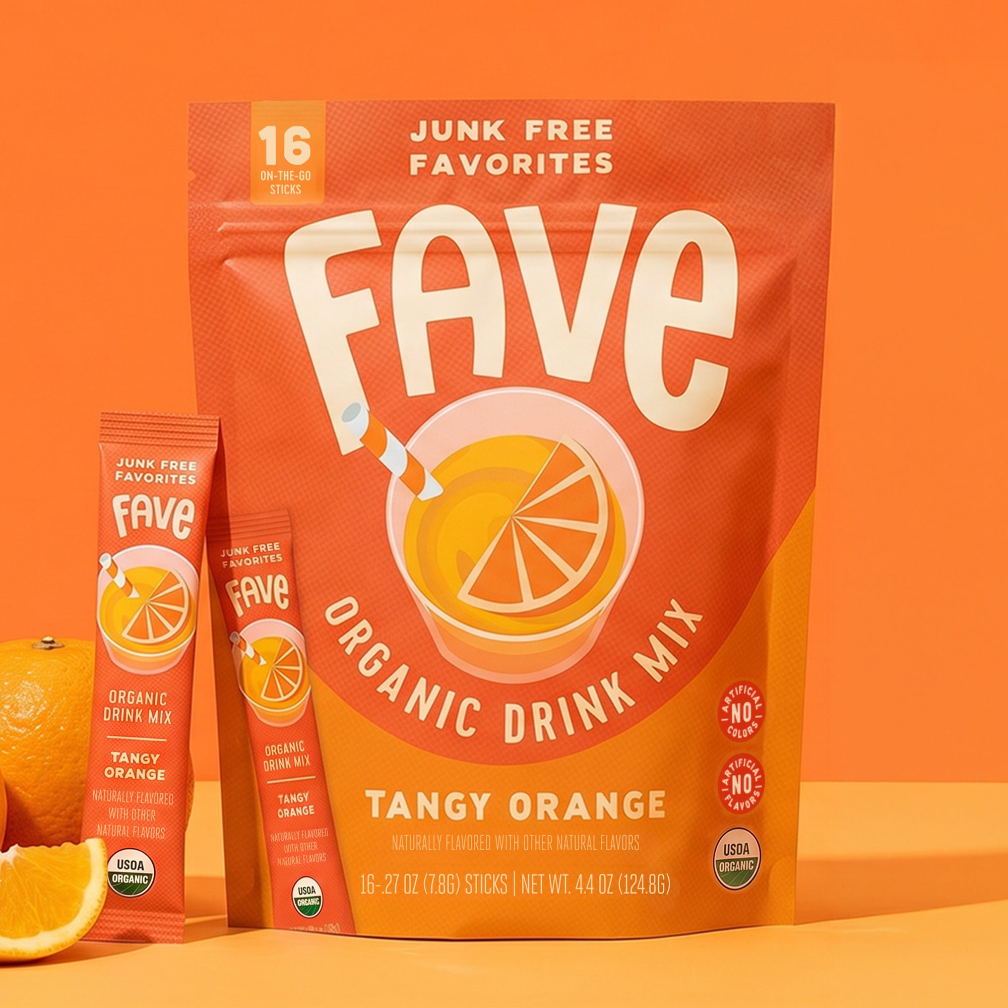 Tangy Orange Organic Drink Mix