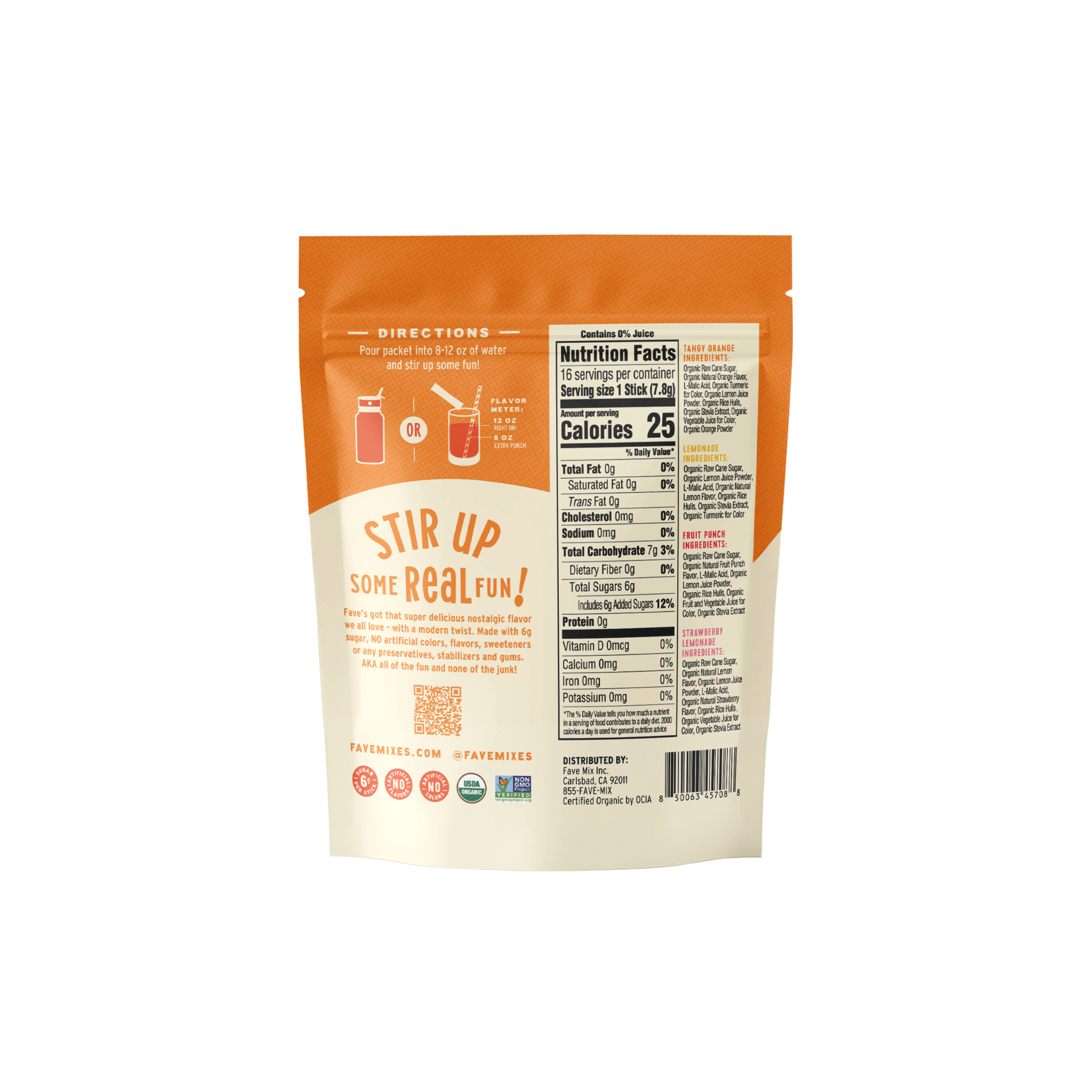 Variety Pack Organic Drink Mix